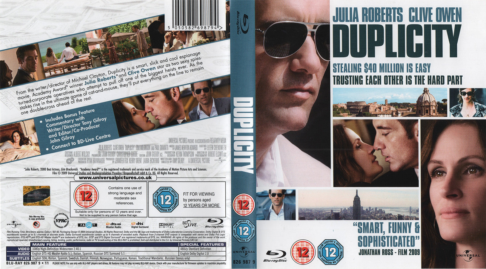 Duplicity (Blu-ray - 2009 - UK)