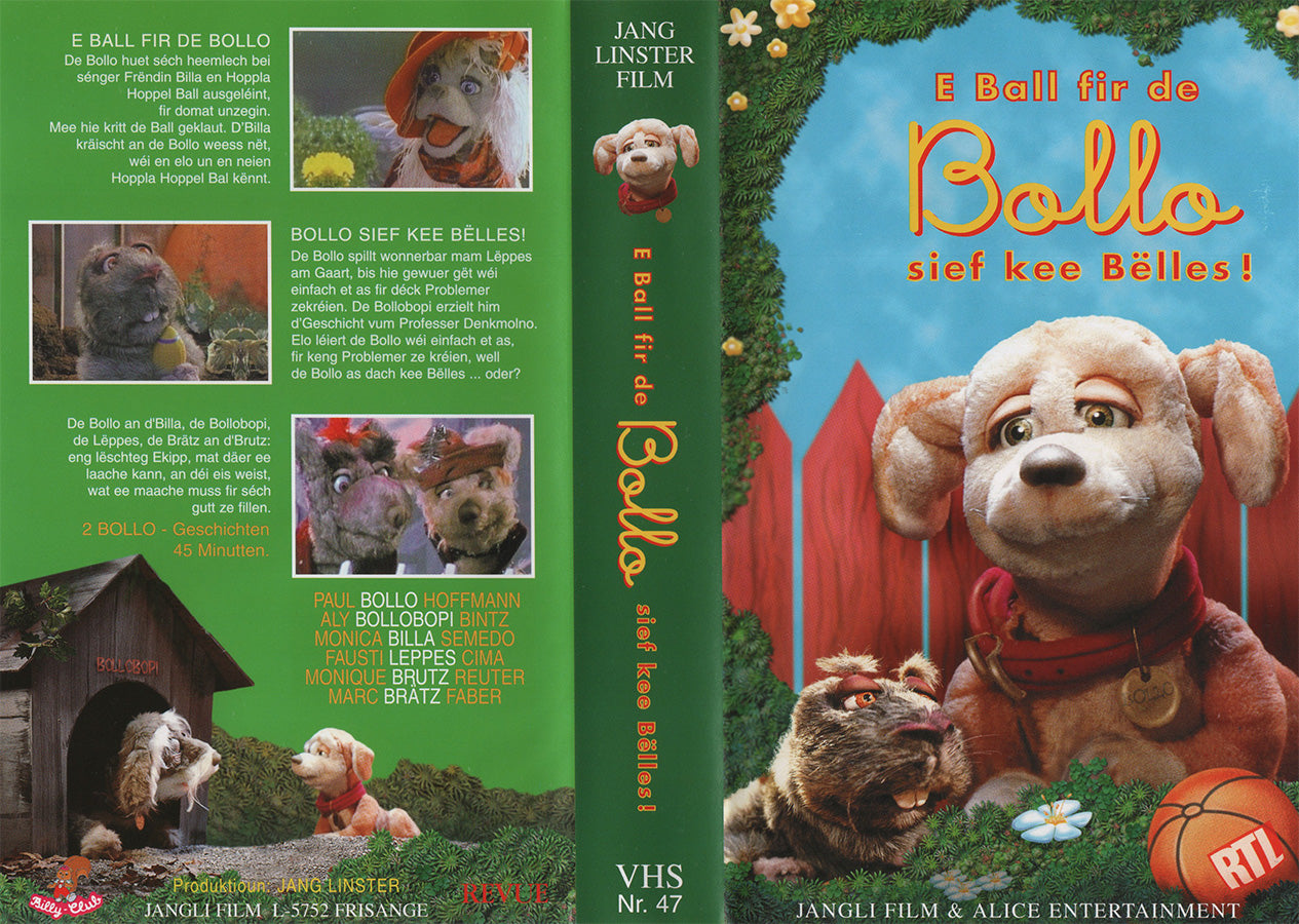 E Ball fir de Bollo & Bollo sief kee Bëlles (VHS - LU)