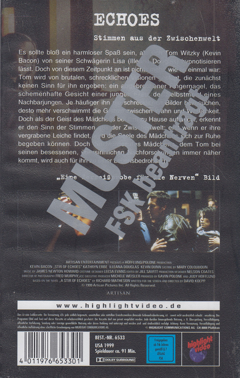 Echoes - Stimmen aus der Zwischenwelt [Pressekopie] (VHS - DE)