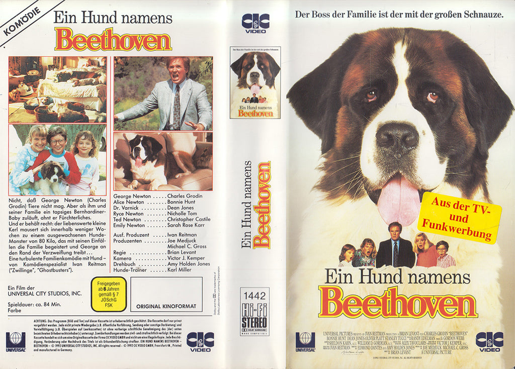 Ein Hund namens Beethoven (VHS - 1992 - DE)