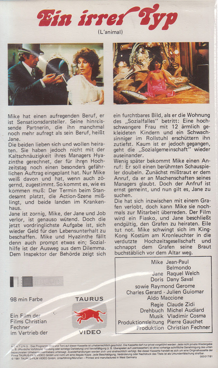 Un fou (VHS - 1981 - DE)