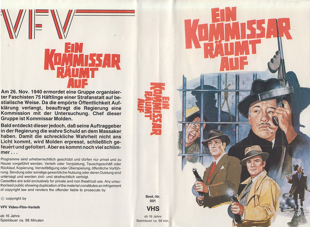Un commissaire fait le ménage (VHS - DE)