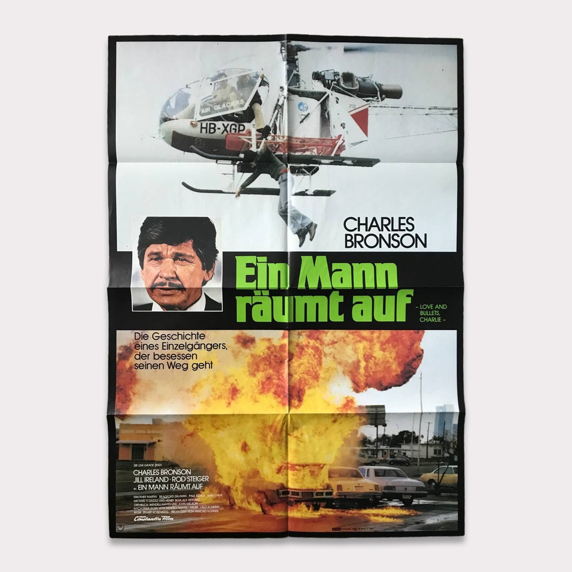 Ein Mann räumt auf | DIN A1 Filmplakat