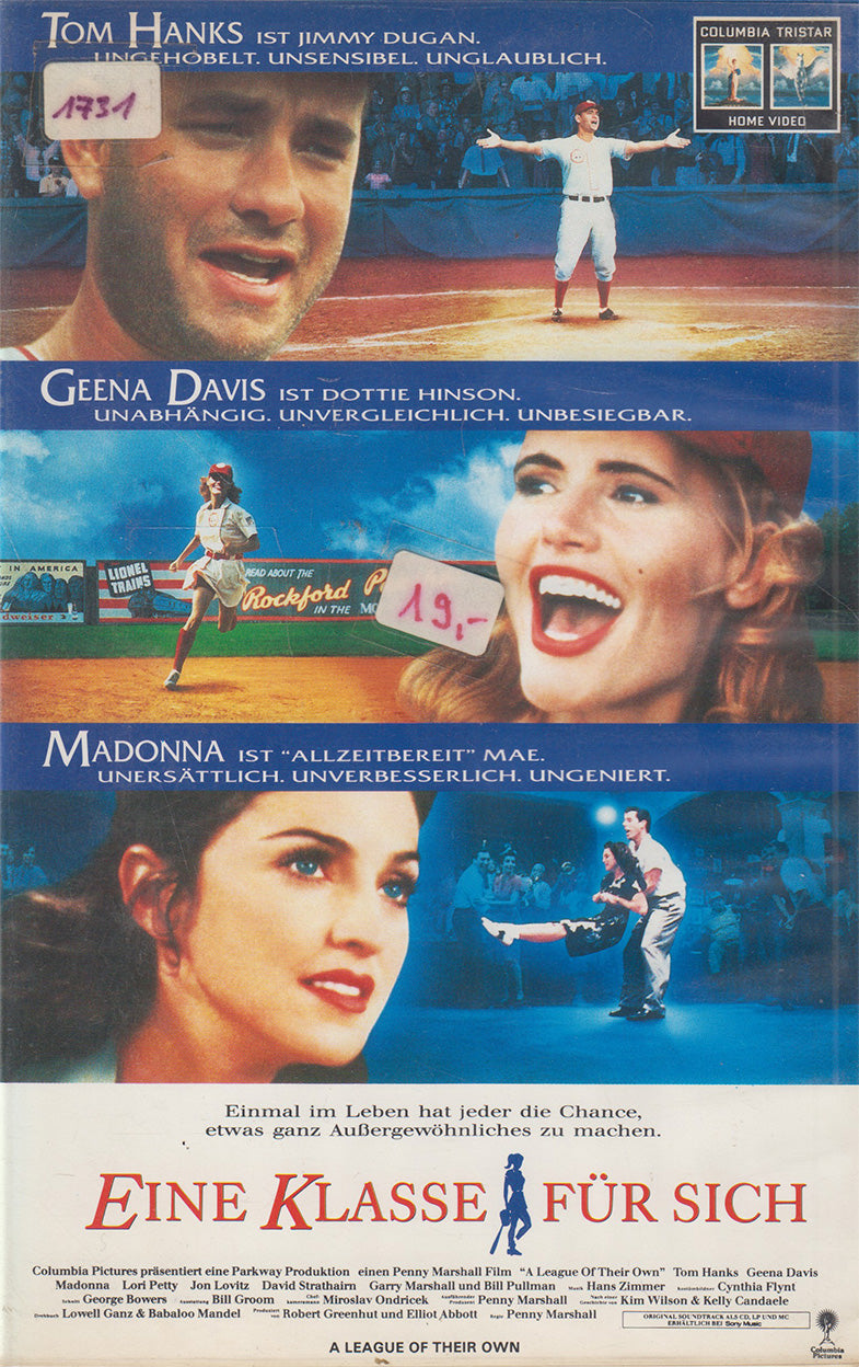 Eine Klasse für sich (VHS - 1993 - DE)