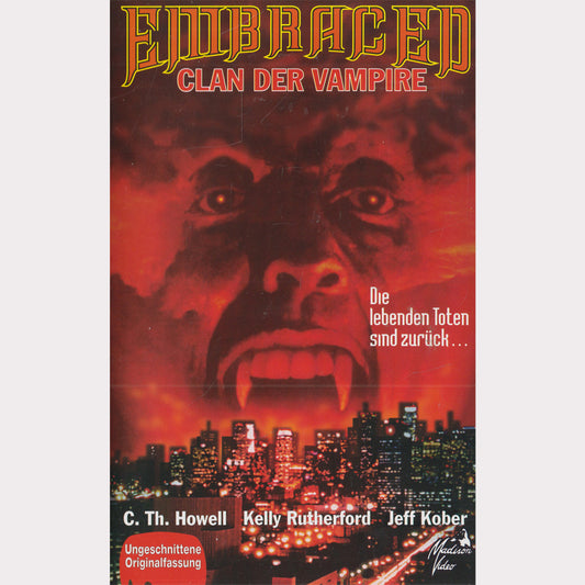 Embraced Clan der Vampire Madison Video VHS Kassette Cover