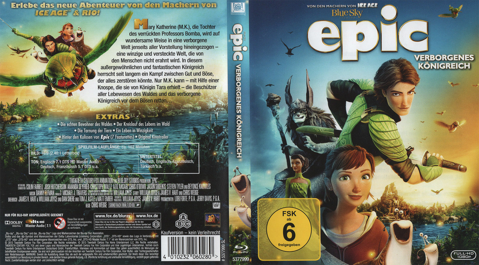 Epic - Verborgenes Königreich (Blu-ray - 2013 - DE)