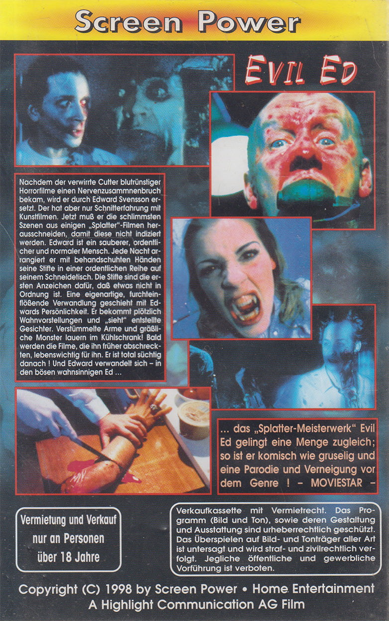 Le Maléfique Ed (VHS - 1998 - DE)