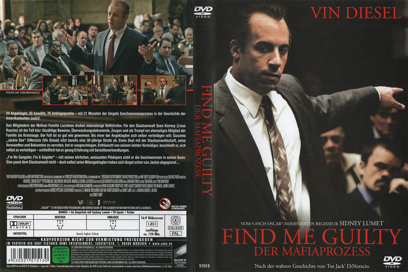 Find Me Guilty - Der Mafiaprozess (DVD - 2008 - DE)