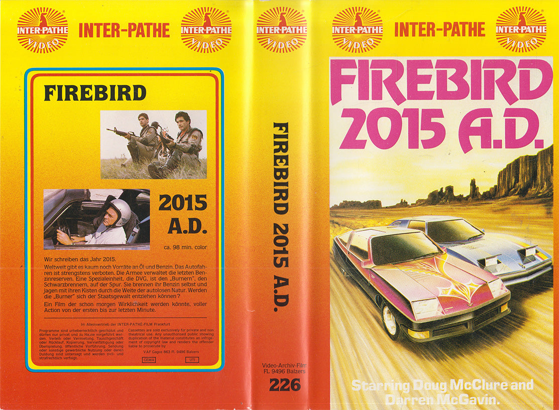 Firebird 2015 A.D. (VHS - DE)