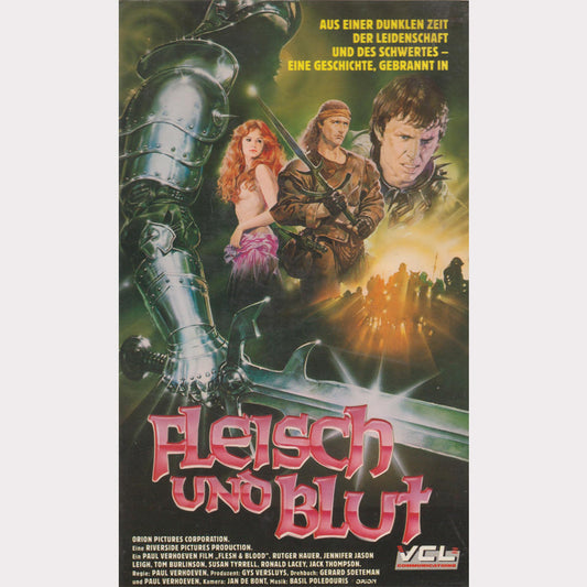 Fleisch und Blut VCL 1986 VHS Cover