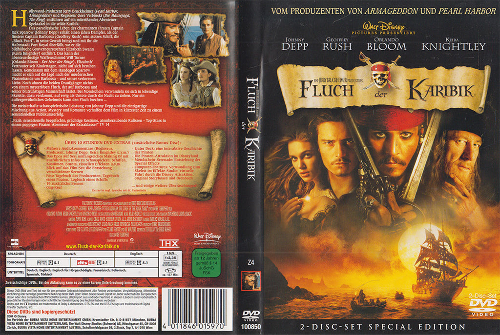 Pirates des Caraïbes (2xDVD - 2004 - DE)