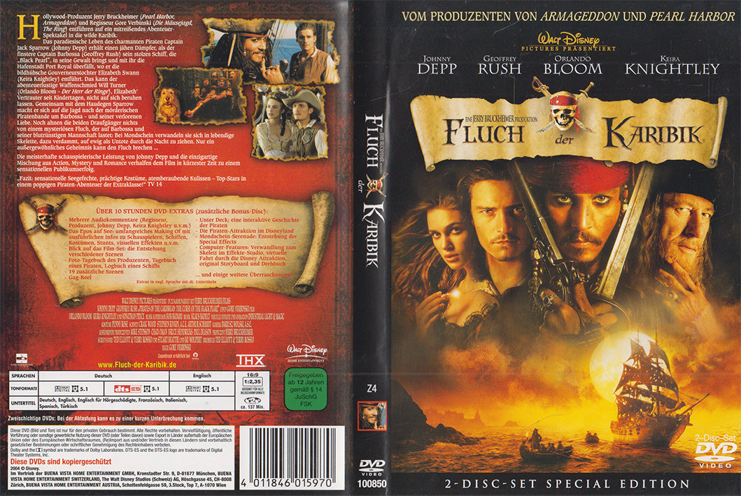 Pirates des Caraïbes (2xDVD - 2004 - DE)