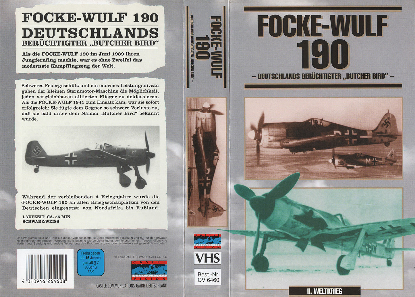 Focke-Wulf 190 - Deutschlands berüchtigter "Butcher Bird" (VHS - 1996 - DE)