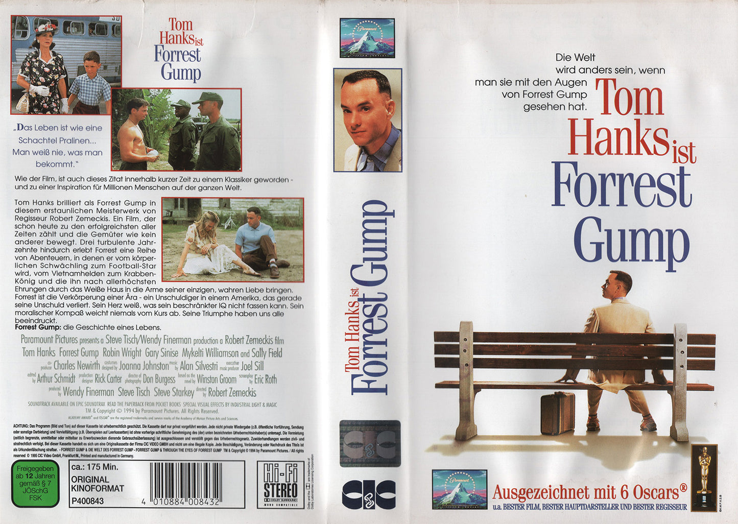 Forrest Gump (VHS - 1995 - DE)