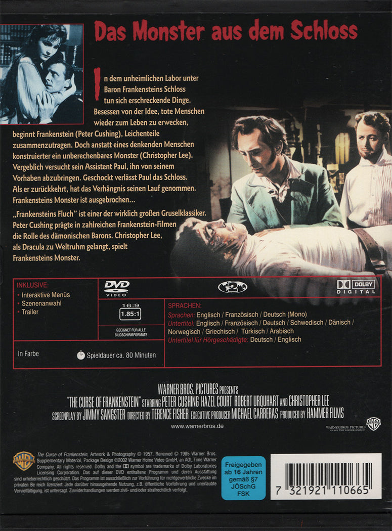 Frankensteins Fluch (DVD - 2002 - DE)