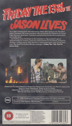 Friday the 13th Part VI: Jason Lives (VHS - UK)