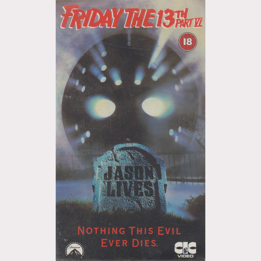 Friday the 13th Part VI: Jason Lives (VHS - UK)