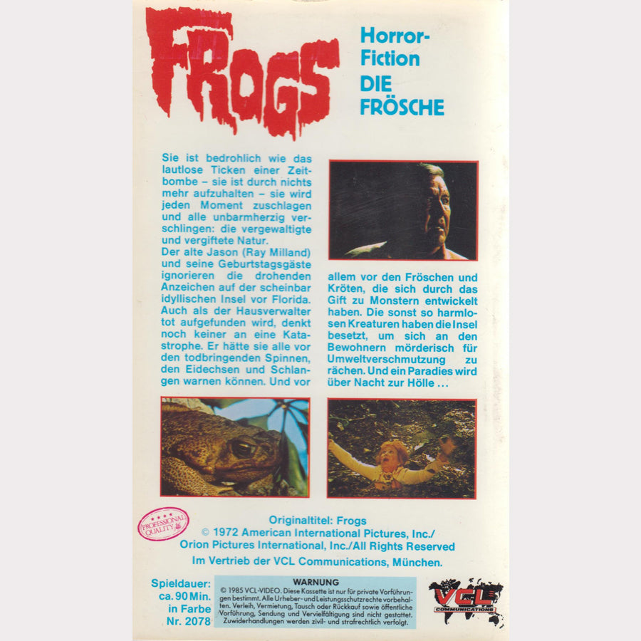 Frogs (VHS - 1985 - DE)