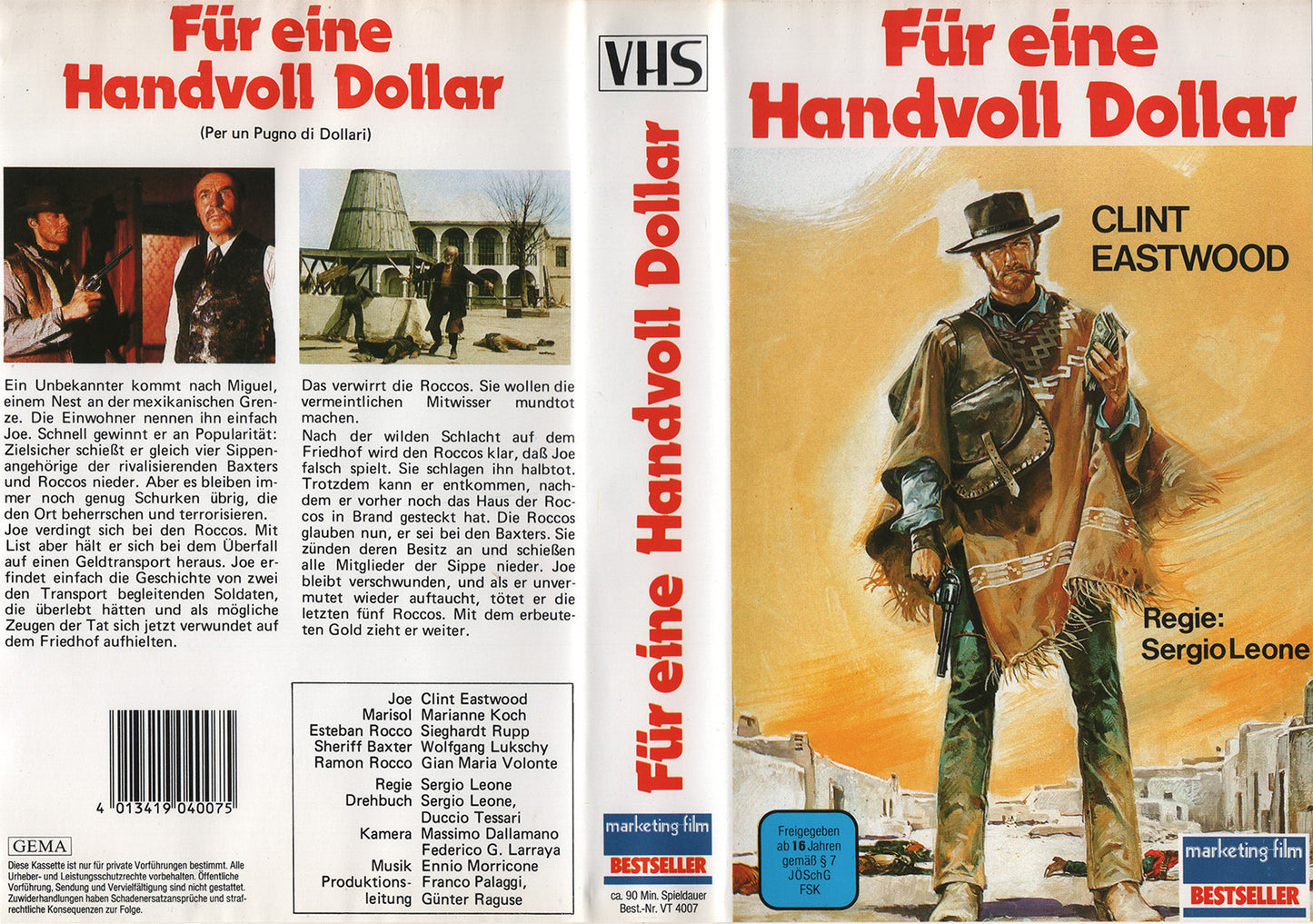 For a Fistful of Dollars (VHS - DE)