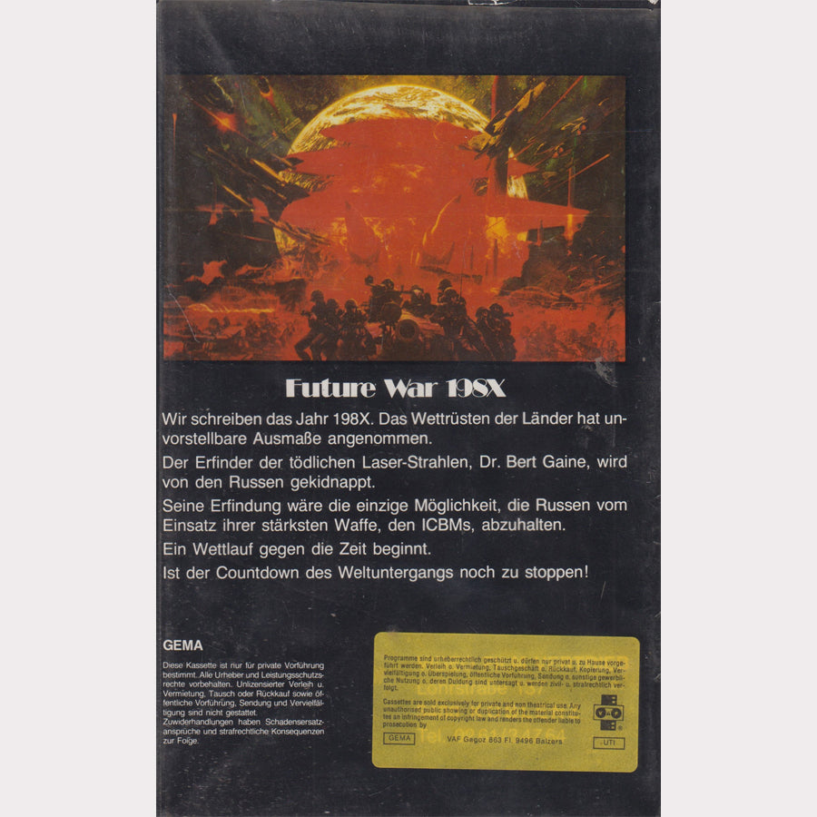 Future War 198X (VHS - DE)