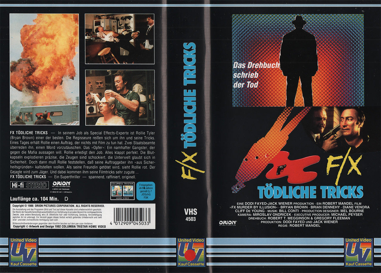 F/X - Tödliche Tricks (VHS - 1992 - DE)