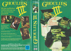 Ghoulies III Concorde Video 1991 VHS Kassette Einleger