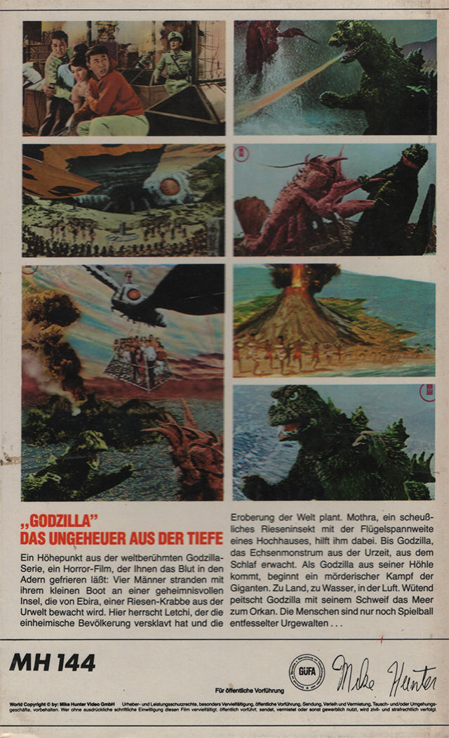 Godzilla - Das Ungeheuer aus der Tiefe (VHS - DE)