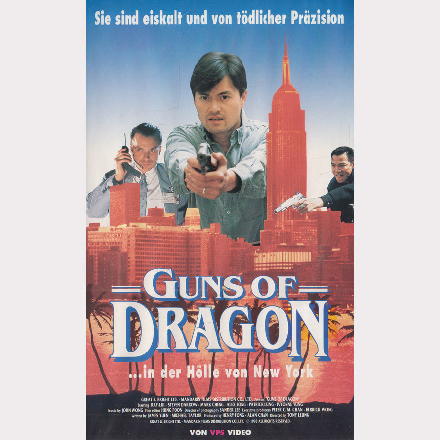 Guns of Dragon VPS Video 1993 VHS Kassette Cover