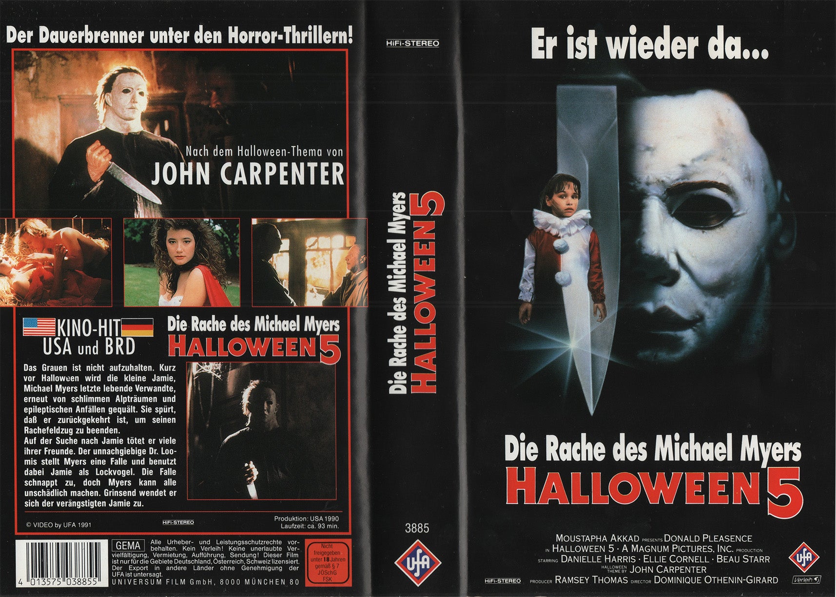 Halloween 5 - The Revenge of Michael Myers (VHS - 1991 - DE)