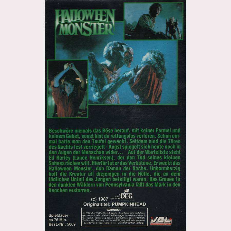 Halloween Monster (VHS - 1988 - DE)