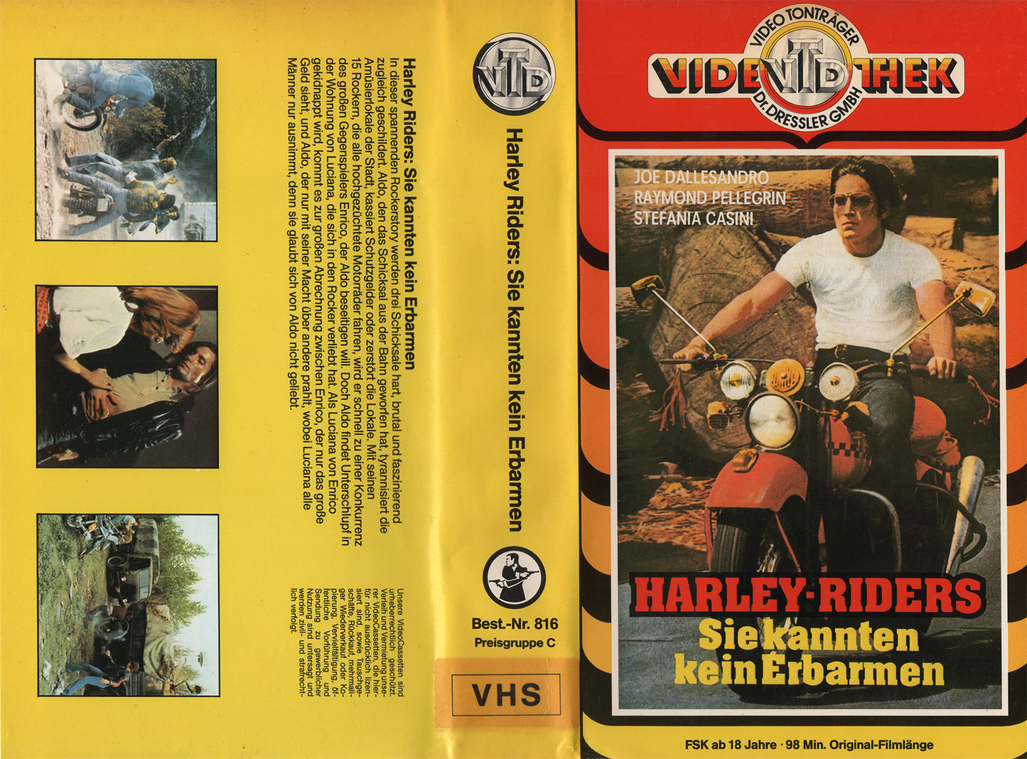 Harley Riders - Sie kannten kein erbarmen (VHS - DE)