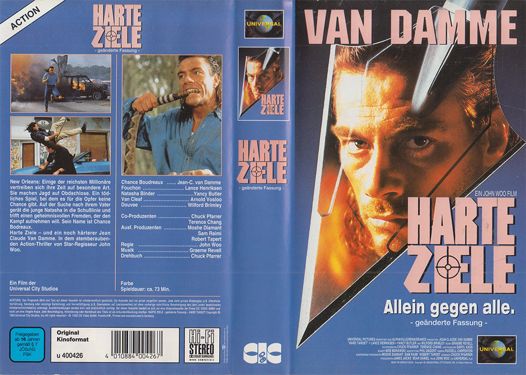 Cibles difficiles (VHS - 1995 - DE)