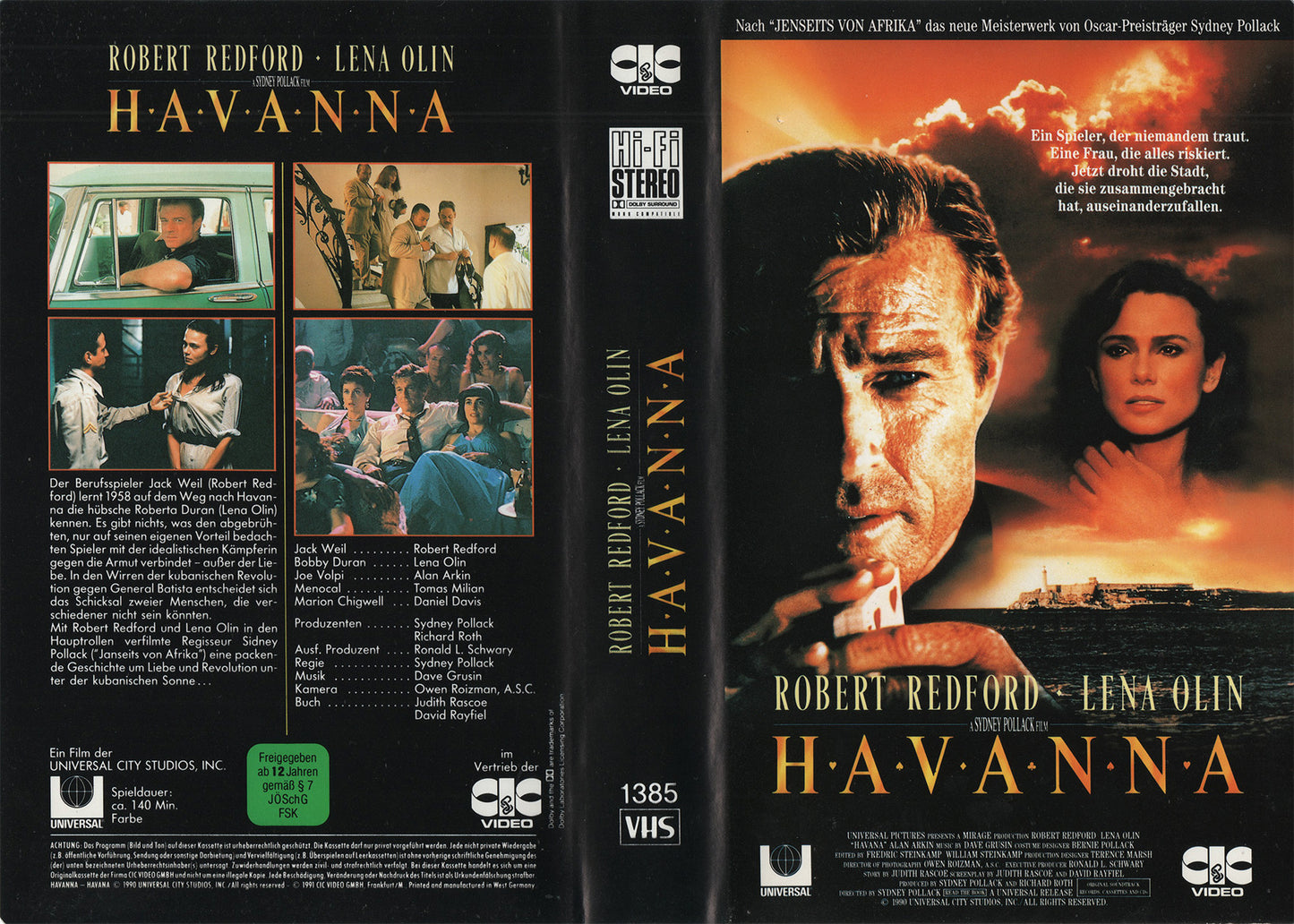 Havana (VHS - 1991 - DE)
