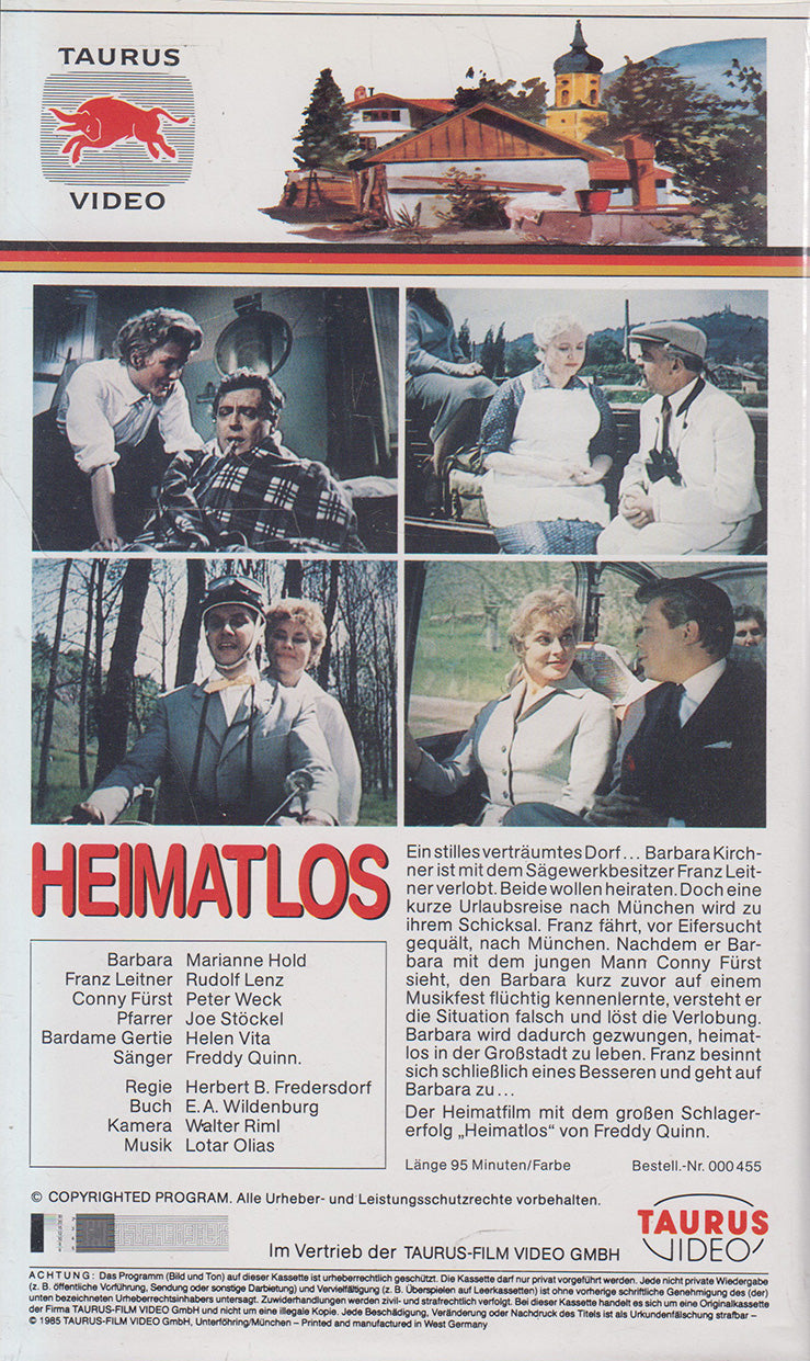 Heimatlos (VHS - 1985 - DE)