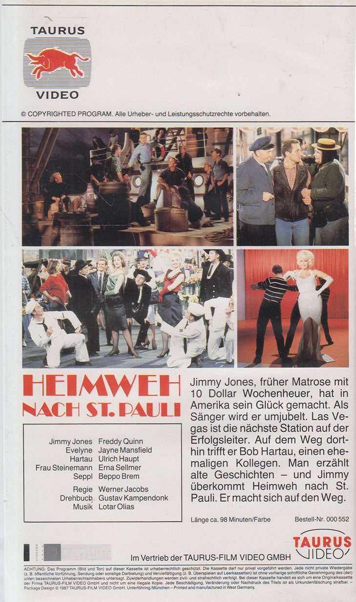 Heimweh nach St. Pauli (VHS - 1987 - DE)