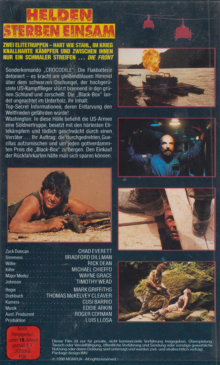 Les héros meurent seuls (VHS - 1990 - DE)