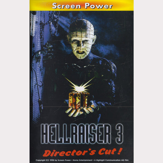 Hellraiser 3 (VHS - DE)