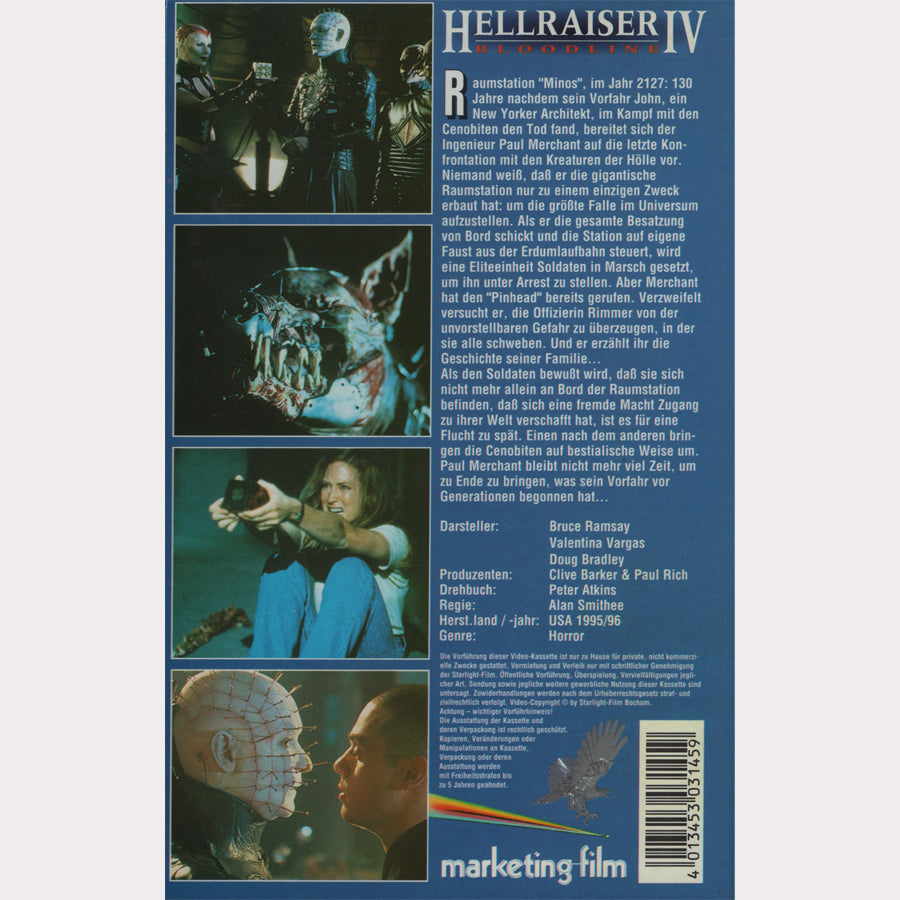 Hellraiser IV - Bloodline (VHS - DE)