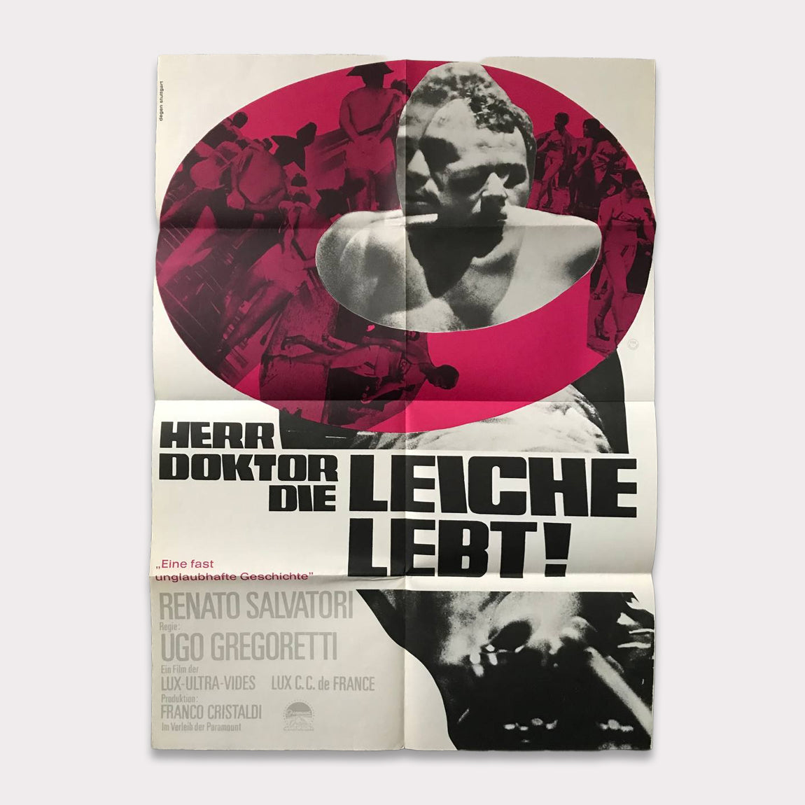 Herr Doktor, die Leiche lebt | DIN A1 Filmplakat