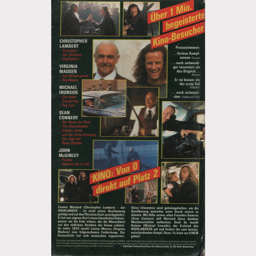 Highlander II - Die Rückkehr (VHS - DE)