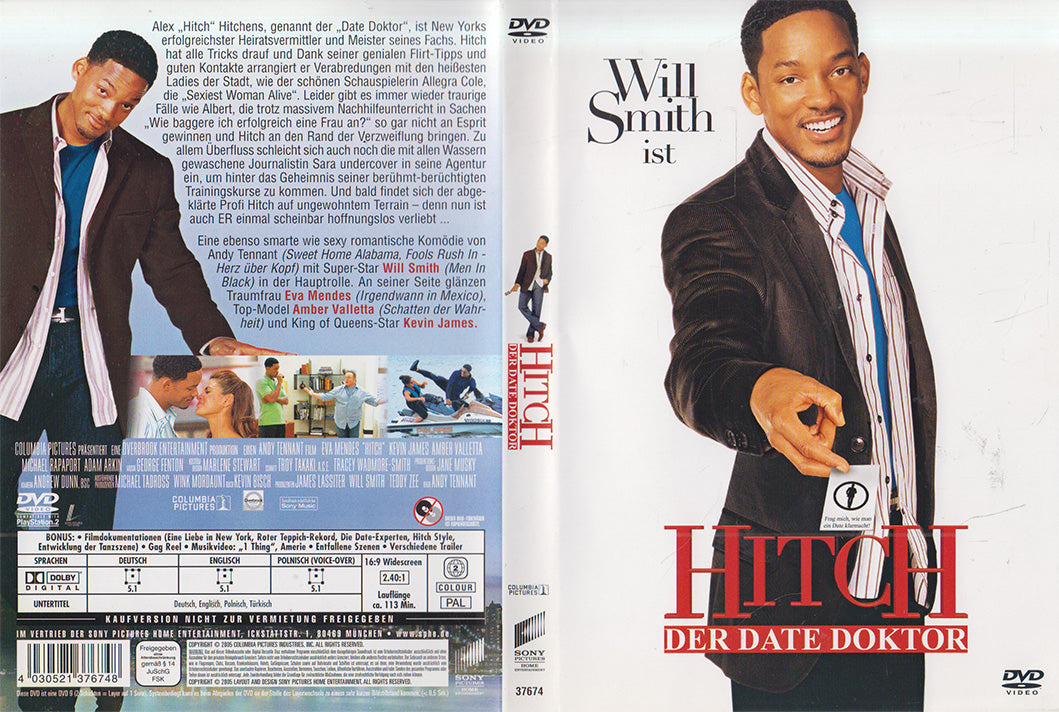 Hitch - Le Docteur des Rendez-vous (DVD - 2005 - DE)