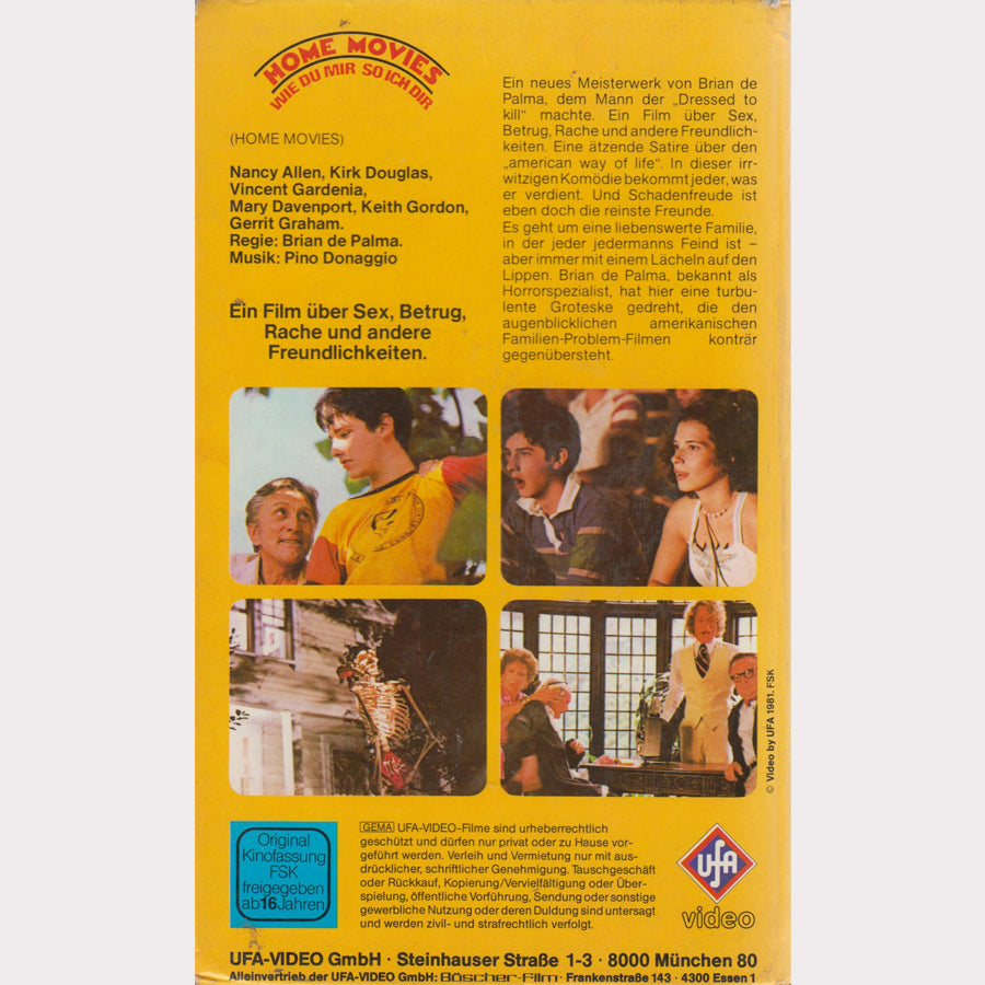 Home Movies - Wie du mir, so ich dir (VHS - 1981 - DE)