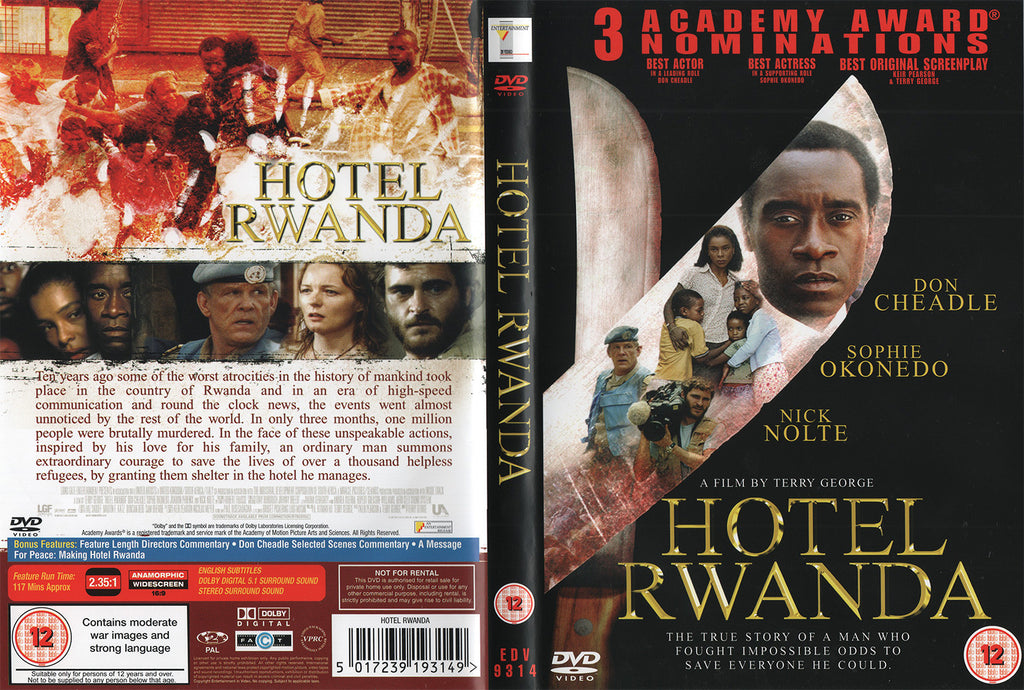 Hotel Rwanda (DVD - UK)