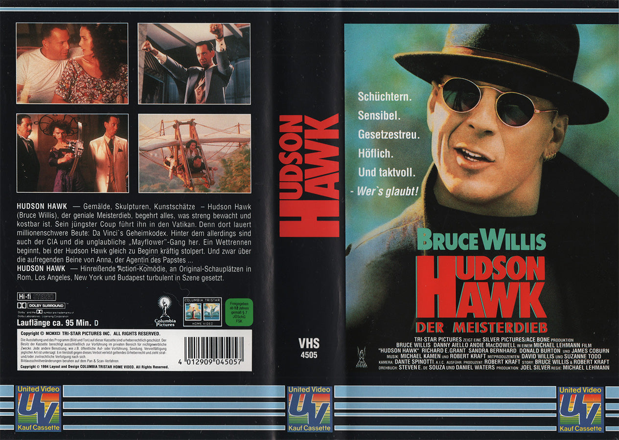 Hudson Hawk - The Master Thief (VHS - 1994 - DE)