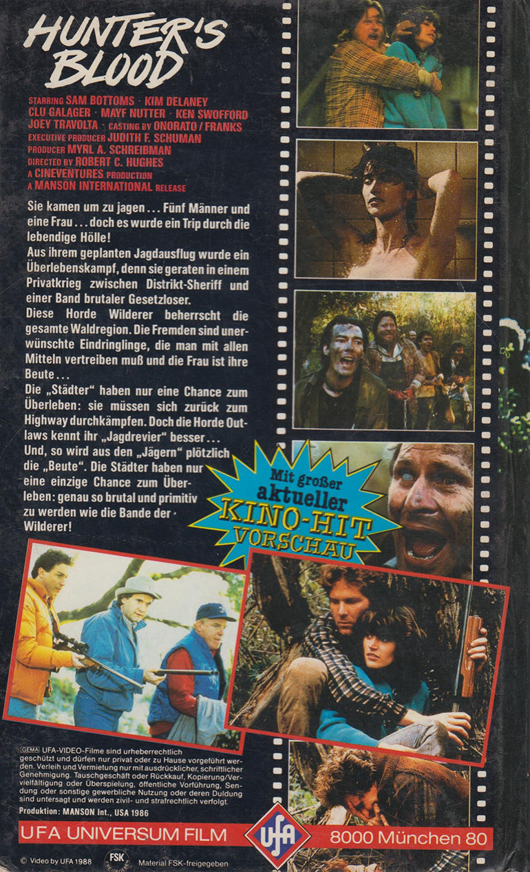 Hunter's Blood (VHS - 1988 - DE)