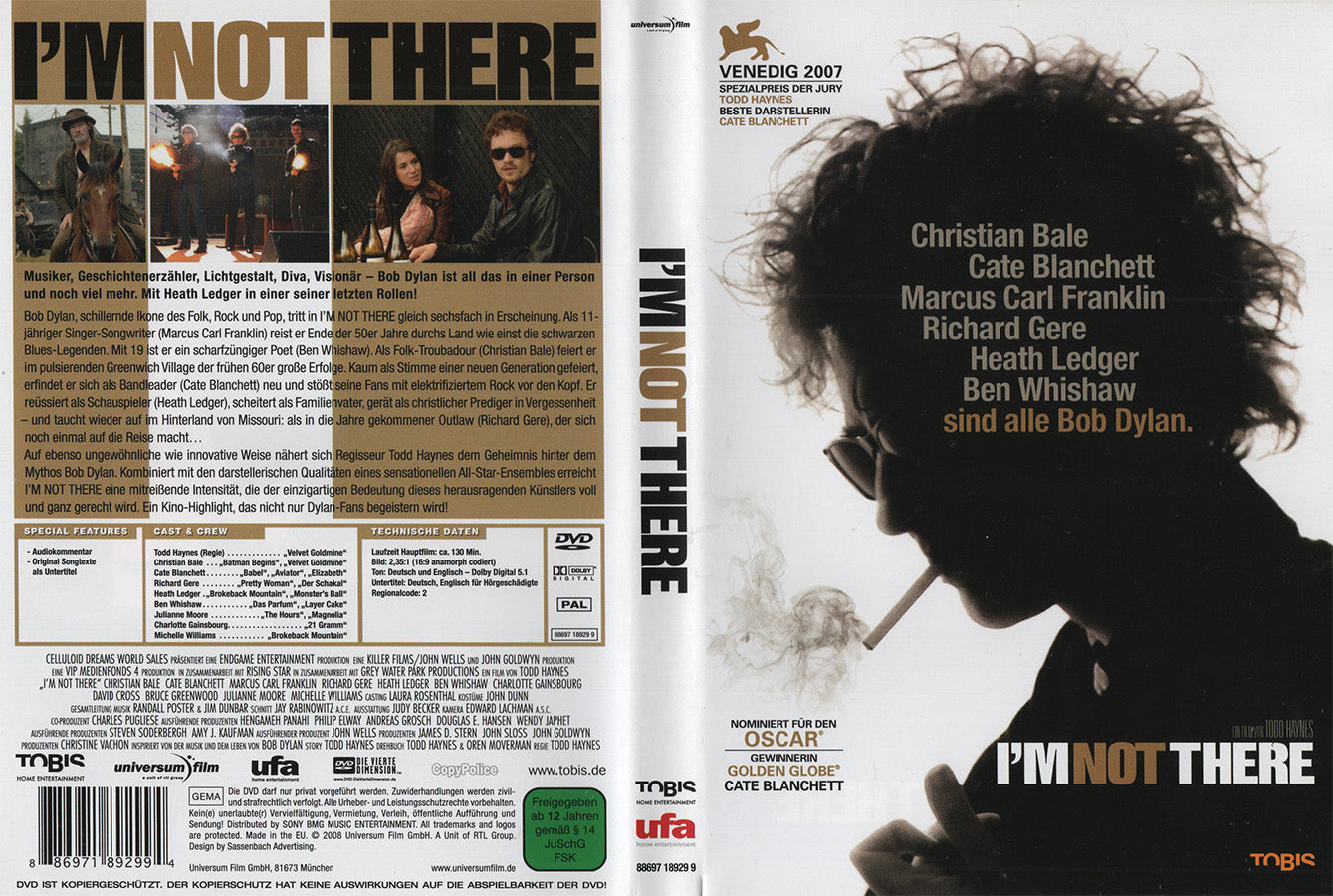 I'm Not There (DVD - 2008 - DE)