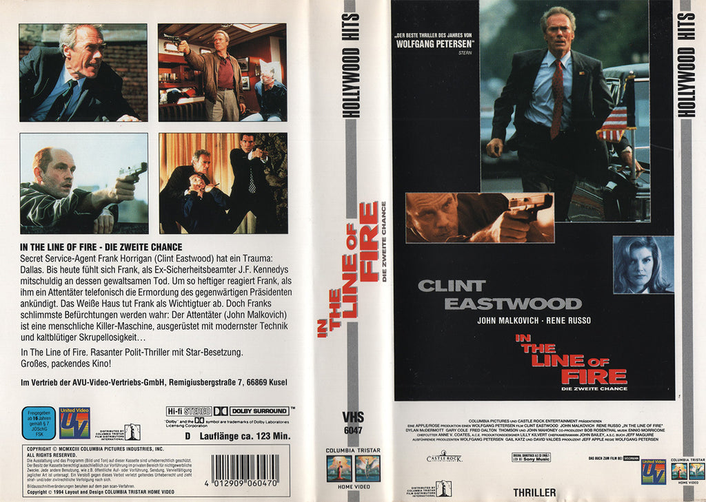 In the Line of Fire - Die zweite Chance (VHS - 1994 - DE)