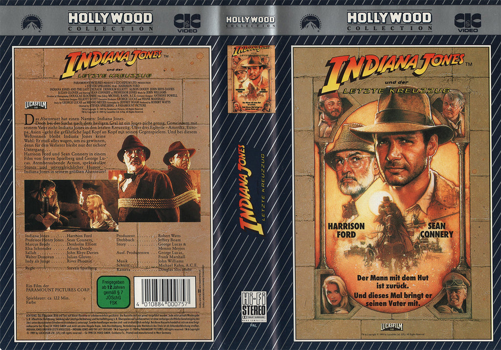 Indiana Jones und der letzte Kreuzzug (VHS - DE)