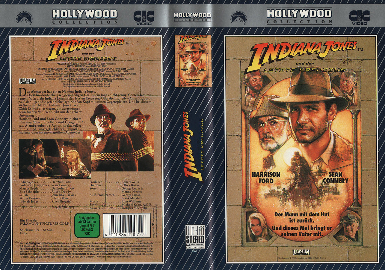Indiana Jones und der letzte Kreuzzug (VHS - DE)