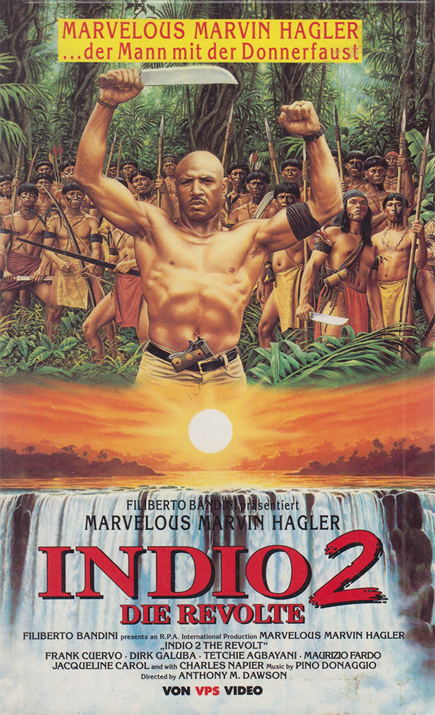 Indio 2 Die Revolte VPS Video 1991 VHS Kassette Cover front